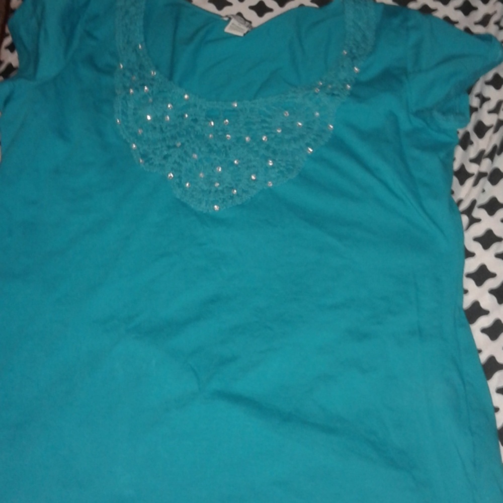 Blue xl blouse